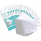 thumbnail image 1 of KN FLAX KF94 Masks for Adults Face Protective Mask, White, 1 of 3