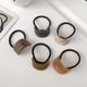 thumbnail image 4 of 3 gomas elásticas para el pelo de acrílico para mujeres y niñas, con forma ovalada., 4 of 6