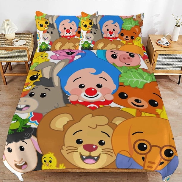 Plim Plim Bedding Se Ultra Soft Skin-Friendly Duvet Cover3 Piece, Cute Comforter Cover Bed Set