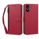 thumbnail image 1 of Funda Tipo Billetera para TCL 50 SE/40 NxtPaper 4G con Soporte y Bolsillo con Cierre Rojo, 1 of 1