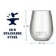 thumbnail image 2 of Vaso de vino YETI Rambler, 300 ml, con aislamiento al vacío, acero inoxidable, 2 of 7
