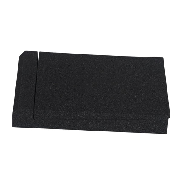 Almohadilla De Aislamiento Para Monitor De Estudio Inclinada Que Se Adapta A La Mayoría De Los Escritorios Almohadilla De Aislamiento Para Altavoces 30 X 38 X 5 Cm