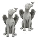 thumbnail image 1 of 2x Estatua De Mascotas Dog Angel's Wing Puppy Figurine Home Sculpture Jardín Decoración, 1 of 5