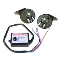 Ioensy - Generic 12V Car Van Electric Horn Controller Set Perilla Ajustable Caja De Control 12 Sonidos