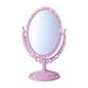 thumbnail image 5 of Espejo De Maquillaje De Escritorio Retro Europeo Para Escritorio De Dormitorio De Encimera Ovalado Rosa, 5 of 5