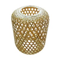 Ioensy - Lámpara De Bambú Tejida A Mano Cubierta De Lámpara De Techo Para Lámpara Colgante