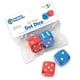 thumbnail image 1 of Foam Dice Learning Resources con puntos rojos y azules, 6 caras, juego de 2, 1 of 3