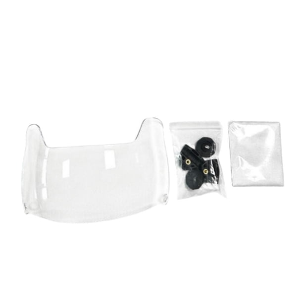 Visera de fútbol americano para casco de hockey, visera profesional para mejorar la visibilidad de los cascos de fútbol, visera de protección facial Claro