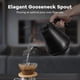 thumbnail image 5 of Hervidor eléctrico Mecity Gooseneck Pour Over 0.8 L 1200W negro, 5 of 9