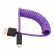 thumbnail image 3 of Cable Micro HDMI a HDMI 8K 60Hz trenzado HangTon 30-60 cm, 3 of 3