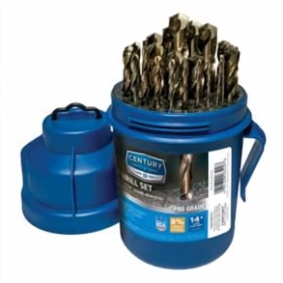 Juego de brocas Century Drill & Tool 26529, 29 unidades, acero cobalto