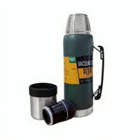 Genérico - Termo Acero Inoxidable Capacidad 1000Ml Agua Fria Y Caliente