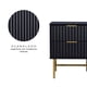 thumbnail image 4 of Velador Manhattan Relan Estilo Madera Roble Negra Diseño Acanalado, 4 of 9