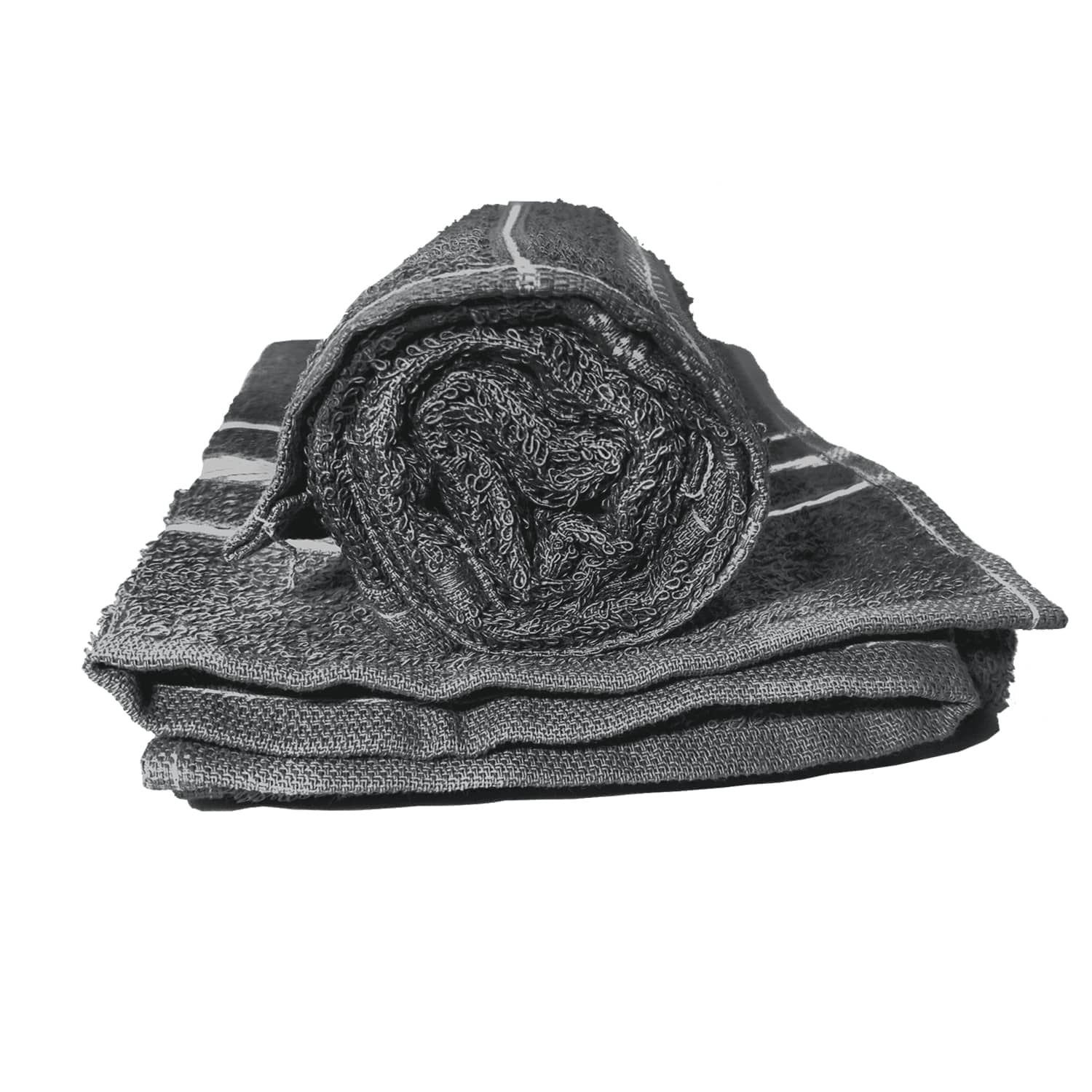 Set 3 Toallas De Rostro Escala Gris Teka