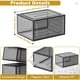 thumbnail image 4 of Organizador de almacenamiento de zapatos, paquete de 6 unidades, plástico transparente grueso y resistente, 4 of 7