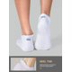 thumbnail image 4 of Calcetines para correr CS CELERSPORT de algodón de corte bajo, 6 pares, blancos, 4 of 7