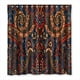 thumbnail image 1 of Cortina de ducha Paisley con ganchos, tamaño 66 x 72 pulgadas, 1 of 3