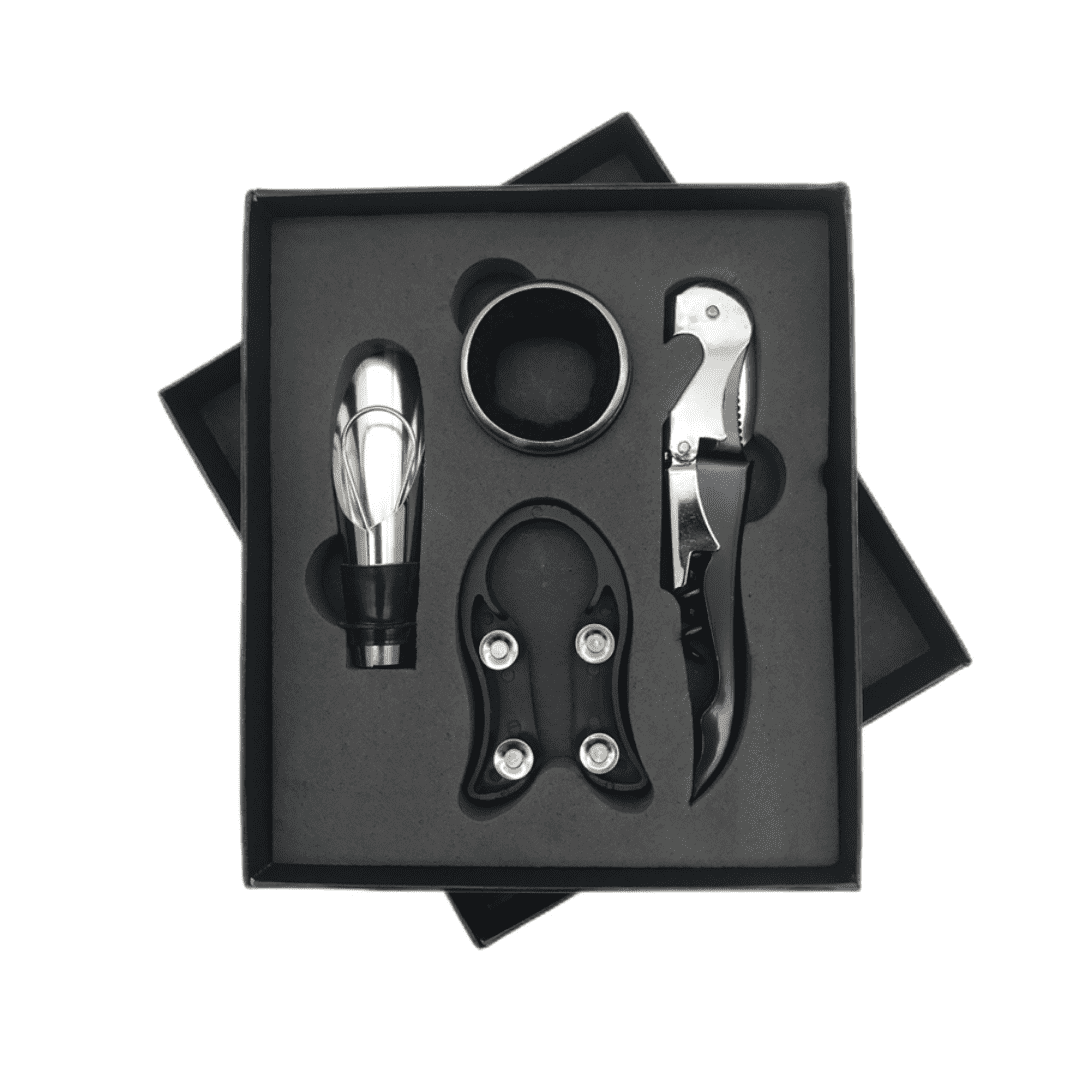 Genérico - Set Sacacorchos Destapador De Vinos