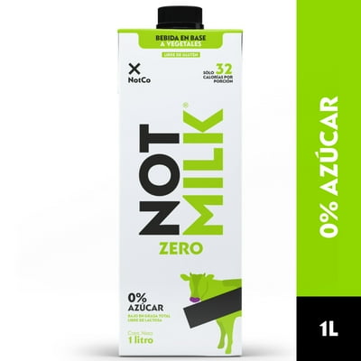 Bebida Vegetal Notmilk Zero Sin Azúcar Tradicional 1 L Notco