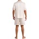 thumbnail image 3 of INSPIRE CHIC Conjunto de Pijamas de Satén para Hombres de Manga Corta Ropa de Dormir de Dos Piezas con Bolsillos Pijamas Suaves para Dormir M Champán, 3 of 6