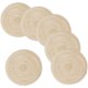 thumbnail image 1 of Juego de 6 Manteles Individuales Redondos Firefly Hope Beige 36 cm, 1 of 4