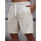 thumbnail image 1 of Short Hombre Bermuda Tipo Lino Tendencia Urbana Liso 0266, 1 of 3