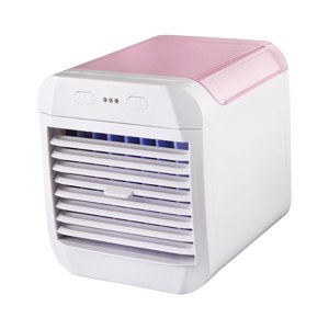 Bothyi - Air Cool Fan Mini Recargable Personal Para El Hogar Y La Oficina Dormitorio Viajes Rosa