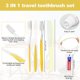 thumbnail image 3 of Set Cepillos Dentales Desechables Fafortune con Pasta y Peine, 3 of 3