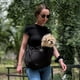 thumbnail image 4 of Fular Bolso Para Perro Transportador Negro + Porta Bolsas de Regalo, 4 of 7