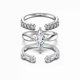 thumbnail image 2 of Anillos de Moissanita de 2.72CTTW para Mujer Juego de Anillos de Compromiso Color D VVS1 Plata Esterlina 925 Juegos de Anillos de Boda Nupciales Joyería Talla 5-9, 2 of 8