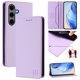 thumbnail image 1 of Funda Billetera con Soporte para Samsung Galaxy S24 Plus Bloqueo RFID Plegable Morado claro, 1 of 6