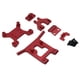 thumbnail image 1 of Torre De Choque De Parachoques Delantero De Metal Para Coche RC Para Wltoys 124018 1/12 Rojo, 1 of 5