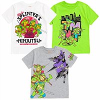 Camiseta De Manga Corta Teenage Mutant Ninja Turtles Para Niños