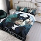 thumbnail image 3 of Bruja Cruella Conjunto de sábanas temático, trío de piezas, cómodo y amigable con la piel, diseño único, regalo de decoración para el hogar para familiares, amigos y fans,135cm *200cm, 3 of 6