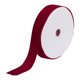 thumbnail image 1 of Uxcell Cinta de Terciopelo Carrete de Cara Única Tela de Terciopelo Sedosa para Ramo de Flores Manualidades Envoltura de Regalos Fiesta de Boda Rojo Vino 1 1/2" x 10 Yardas, 1 of 5