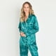 thumbnail image 2 of Pijama de Mujer Sport Manga Larga Verde Estampado, 2 of 4