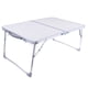 thumbnail image 4 of Mesa plegable para acampar Picnic portátil Jardín al aire libre Barbacoa Comedor Escritorio Blanco, 4 of 5
