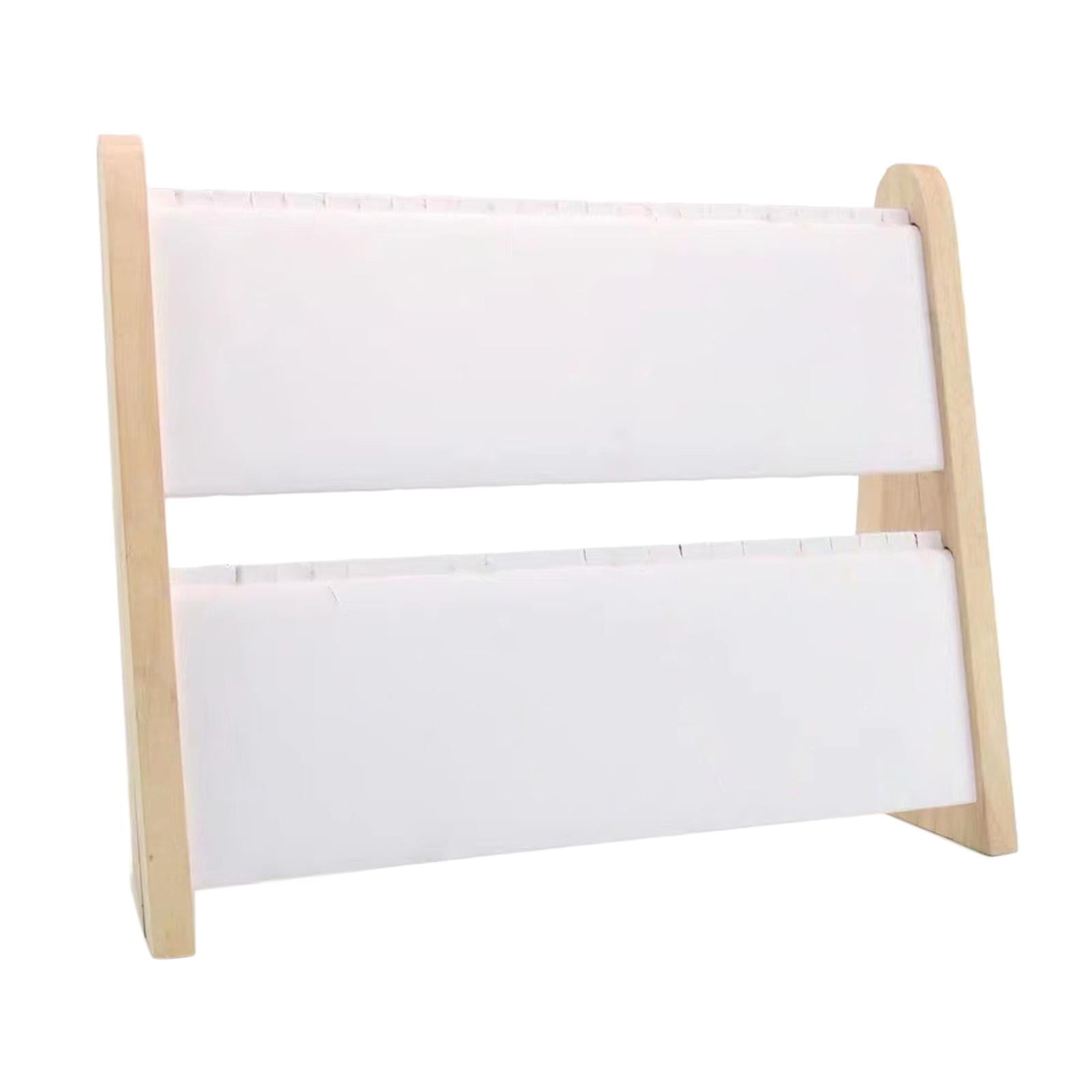 Ioensy - Soporte De Exhibición De Collar Soporte De Almacenamiento Organizador De Caballete Para Tocador Decoración Para El Hogar Blanco