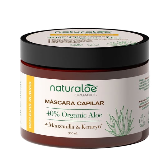 Mascarilla Para El Cabello Naturaloe Reparacion Profunda Reflejos Rubios