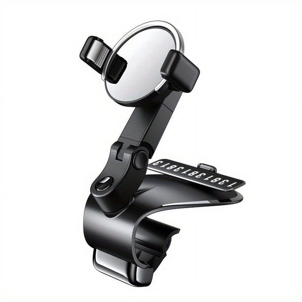 Adjustable Car Phone Holder with Center Control and Navigation Dashboard Accessory