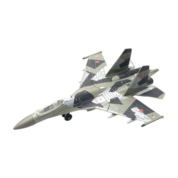 Kit De Modelo De Caza A Escala 1/72, Adorno De Avión Artesanal Para Bar, Dormitorio, Estantería SU35