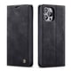 thumbnail image 2 of CaseMe Funda de Cuero para iPhone 15 Pro Max, Funda de Cuero Tipo Billetera con Tarjetero, Cierre Magnético, a Prueba de Golpes, Soporte, Funda Protectora para iPhone 15 Pro Max, Negro, 2 of 12