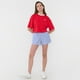 thumbnail image 4 of Polera Mujer Crop Oversize Rojo Corona, 4 of 5