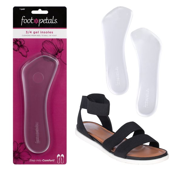 Plantilla Foot Petals 3/4 de gel - 1 par