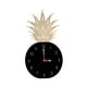 thumbnail image 3 of Reloj De Pared De Fruta De Piña, Dibujos Animados Silenciosos Para Oficina, Cocina, Decoración Del Hogar, Negro, 3 of 3