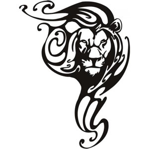 Rienda Libre Graphics - Decomural Lion Head African Animals Ws-15607