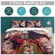 thumbnail image 5 of anks Bed Duvet Cover Funny Anime Cartoon Bedding Se Lightweight3 Piece Comforter Se, cases, 5 of 5