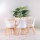thumbnail image 3 of Comedor Redonda Shanna 120cm + 6 Sillas Tulip Blanco | Moderno, 3 of 3