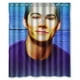 thumbnail image 1 of Cortina de ducha única Dylan O'Brien, juego de cortina de baño con ganchos, tamaño 60 x 72 pulgadas, 1 of 3