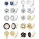thumbnail image 1 of Aros clip FIBO STEEL, 10 pares, sin perforación, 1 of 3